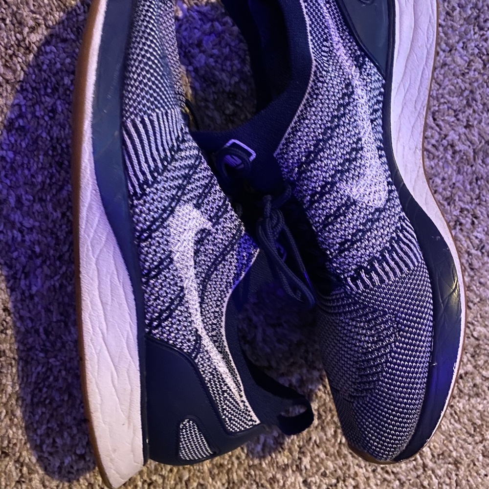 College Navy Nike air zoom Mariah flyknit racer